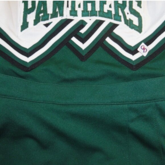 CHEER  HALLOWEEN CHEERLEADER UNIFORM COSTUME TOP -32 / 17 SKIRT -9 / 14 LD 6474 - Picture 3 of 16